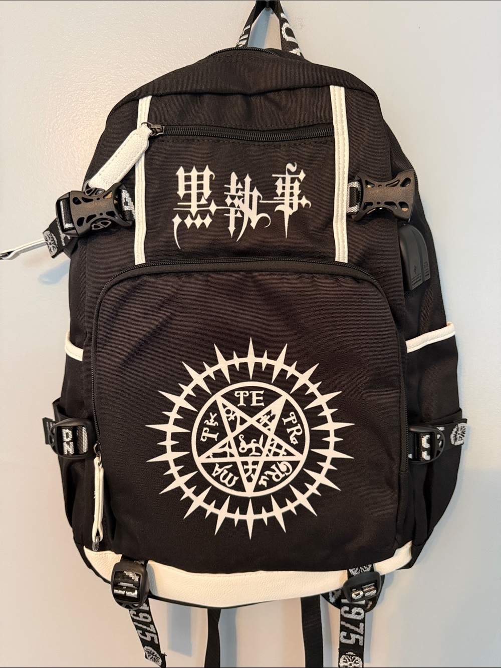 AOLIDA Limited Edition 1975 Black Butler Glow in The Dark Backpack